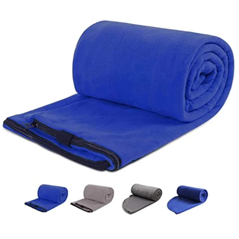 Ultralight Sleeping Bag - ポータブル超軽量フリーススリーピングバッグ,屋外キャンプテント,旅行,暖かい寝袋,裏地付き