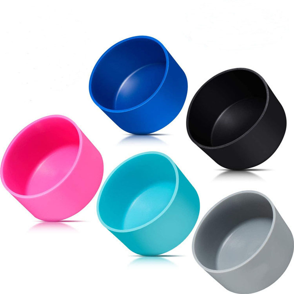 Outdoor Camping Water Tank - 滑り止めシリコンウォーターボトル,1ピース,12-18-21-24oz用ブーツ,キャンプ,ハイキング用の水筒