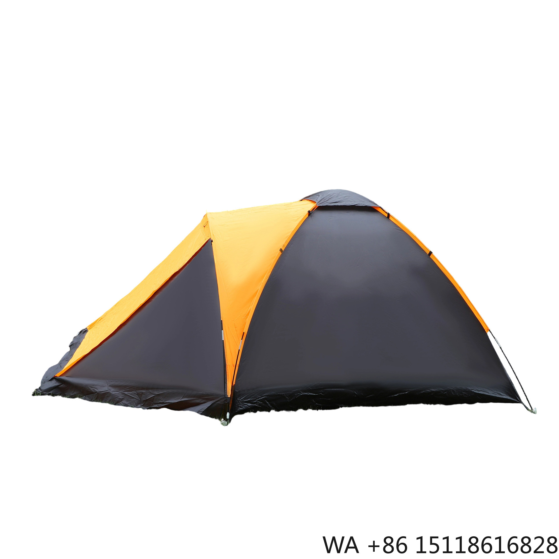 Outdoor Camping Furniture - グラスファイバーポール付き屋外キャンプテント、伸縮式二層構造、雨よけ、キャンプ、ハイキング、登山に最適