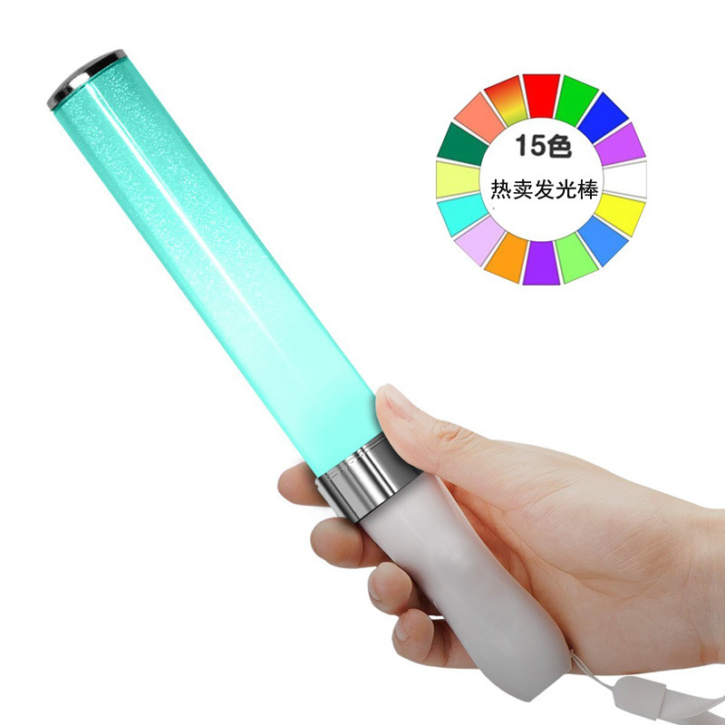 Glow Sticks Survival - LEDグローライトスティック,バッテリー駆動,結婚式,パーティー,自宅のお祝い,キャンプ,調整可能なプレート,装飾,15色が変わる