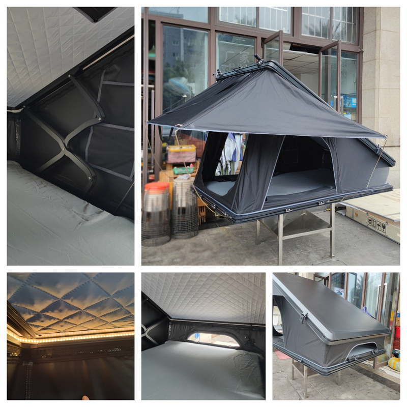Outdoor Camping Australia - 高品質卸売2-3人用オーストラリア製アルミ三角形ハードシェル四季対応車ルーフトップテント（アウトドアキャンプ用）