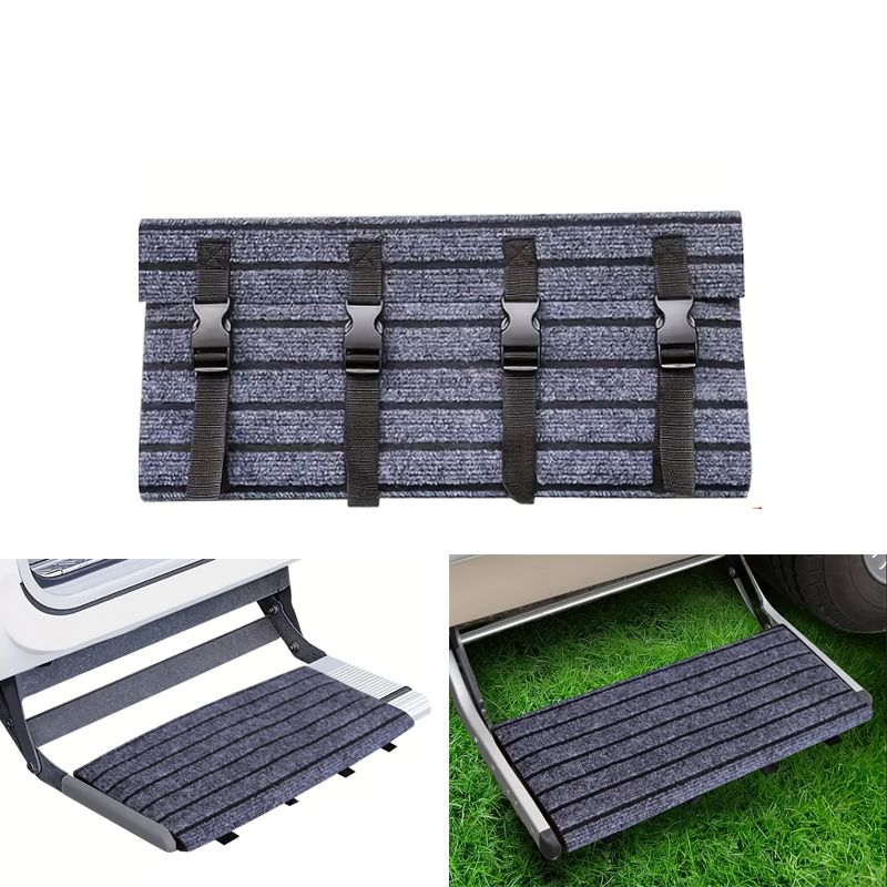 Outdoor Camping Van - 屋外キャラバンステップドアマットRVステップ階段カーペットヘビーデューティー滑り止め交換用モーターホームアクセサリー旅行キャンプ用