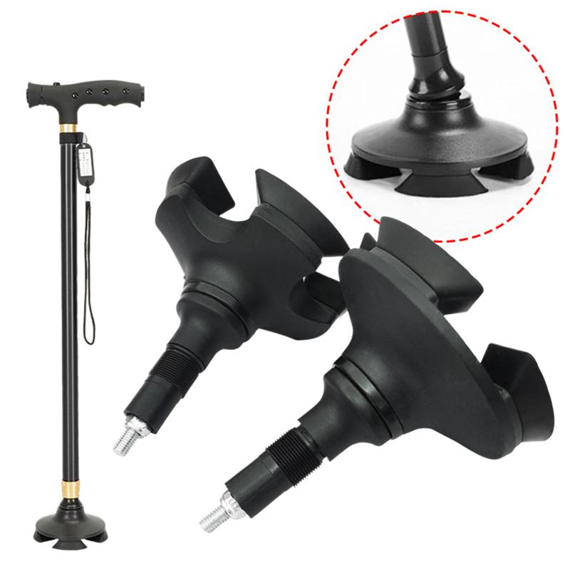 Trekking Poles - 滑り止め付き松葉杖先端カバー、高齢者用安定性トレッキングポールプロテクター、ハイキングスティックエンドキャップ、杖用フットカバー