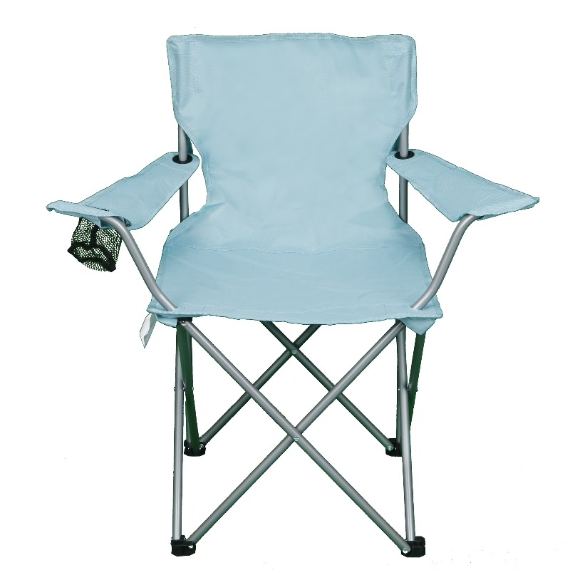 Outdoor Camping Table And Chairs - カップホルダー付き折りたたみキャンプチェア – キャンプ、テールゲーティング、スポーツ用の軽量で持ち運び可能なアウトドアチェア – ヴィンテージブルー