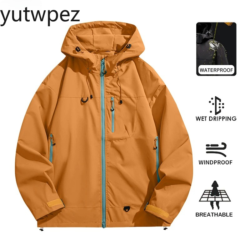 Outdoor Camping Brand - メンズ・レディース 防水ハイキングジャケット トレッキング キャンプ 登山 ウィンドブレーカー