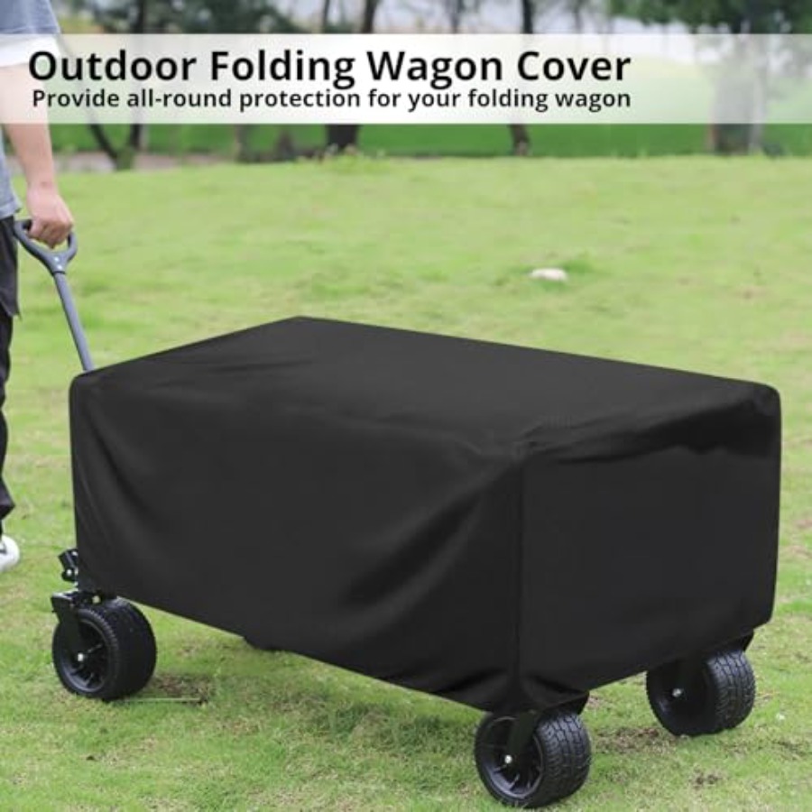 Outdoor Camping Van - 420D 折りたたみワゴンカバー 420D 屋外拡張布ケース防水防塵日焼け止め屋外キャンプ用ワゴンカートに適合
