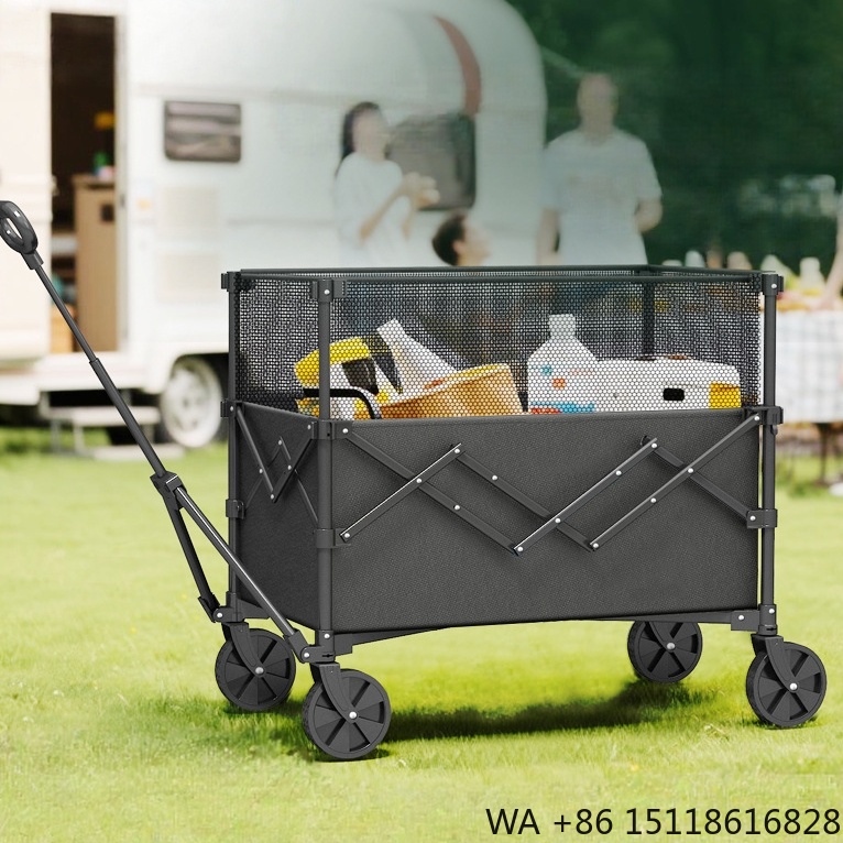 耐久性のある防錆鋼製フレーム、折りたたみ式、通気性、多機能、 - Outdoor Camping Wagon のレビューと価格