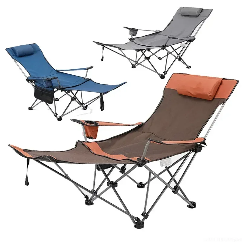 2in1 アウトドア折りたたみ椅子 ポータブル調節可能なリク - Outdoor Camping Recliner のレビューと価格