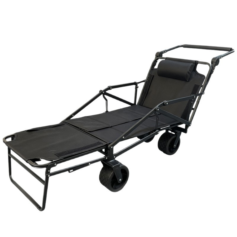 リクライニングシート付きアウトドアキャンプ用トロリー – ポ - Outdoor Camping Recliner のレビューと価格