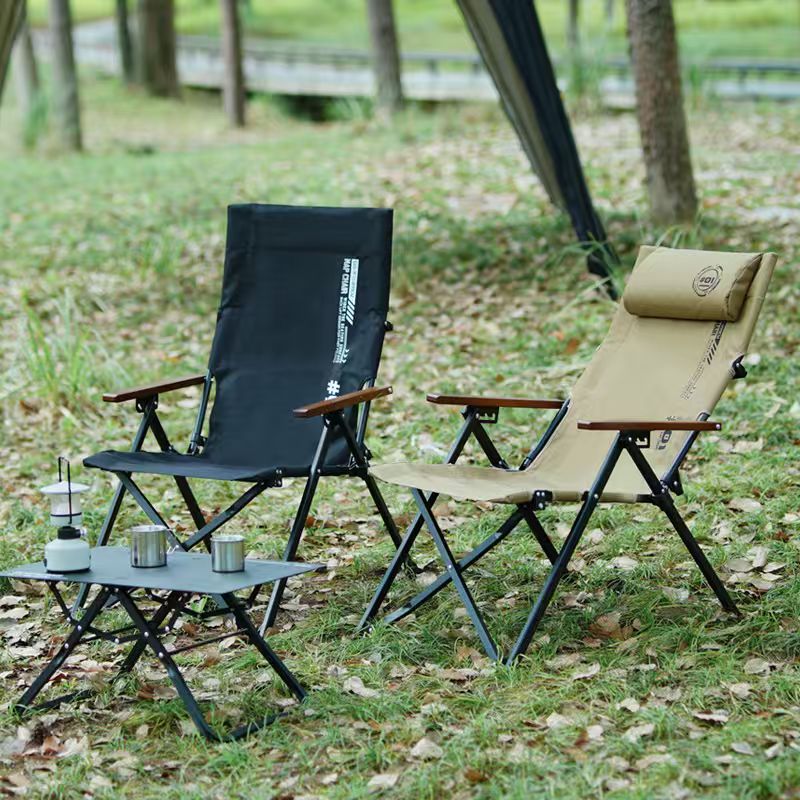 折りたたみ式ハイバックビーチキャンプチェア、4段階調整可能な - Outdoor Camping Recliner のレビューと価格