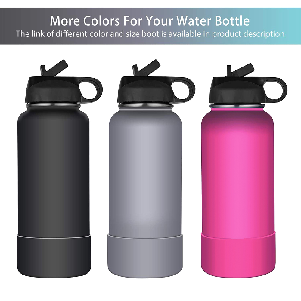 滑り止めシリコンウォーターボトル,1ピース,12-18-21 - Outdoor Camping Water Tank のレビューと価格