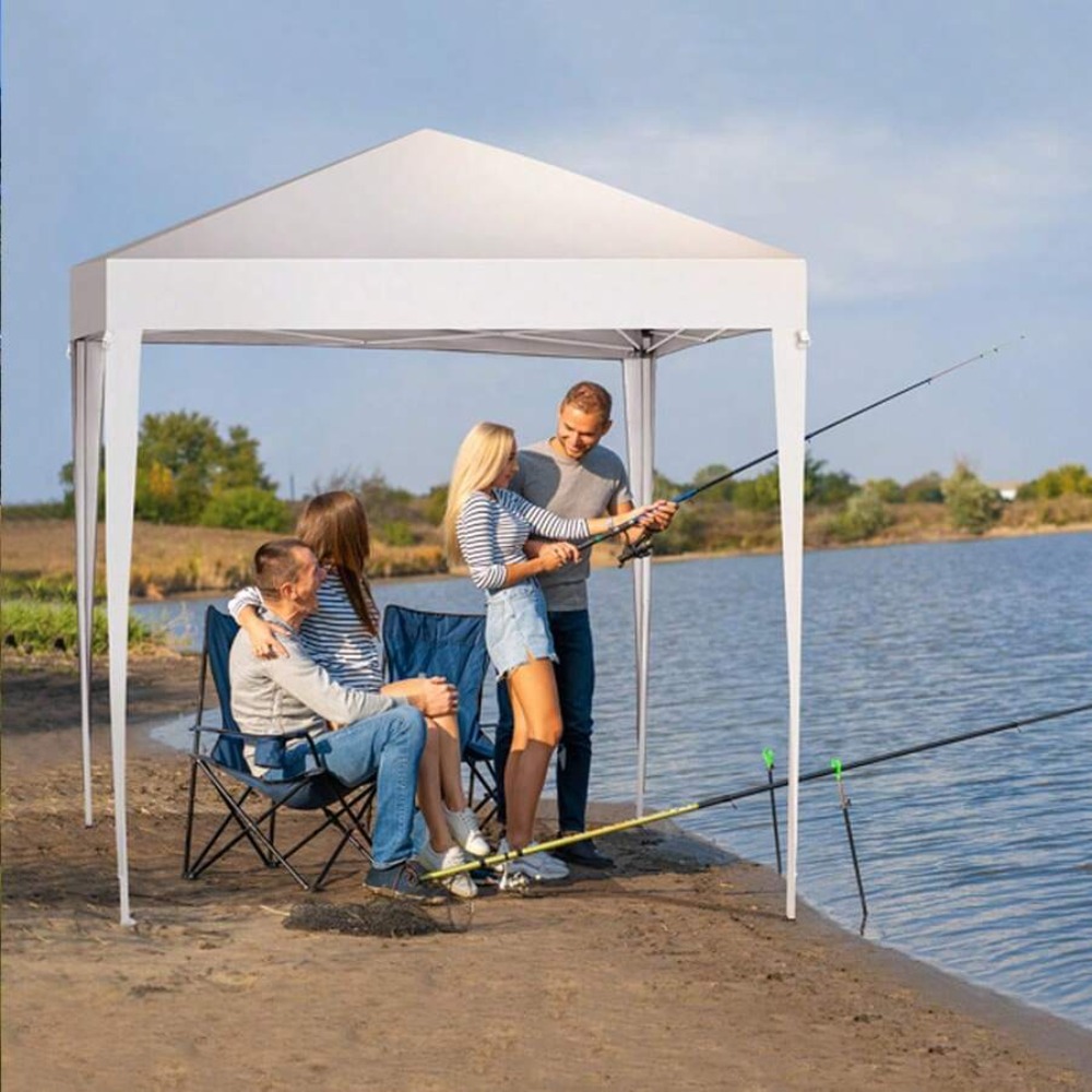 6.5x6.5フィート ポップアップキャノピーテント アウト - Outdoor Camping Gazebo のレビューと価格