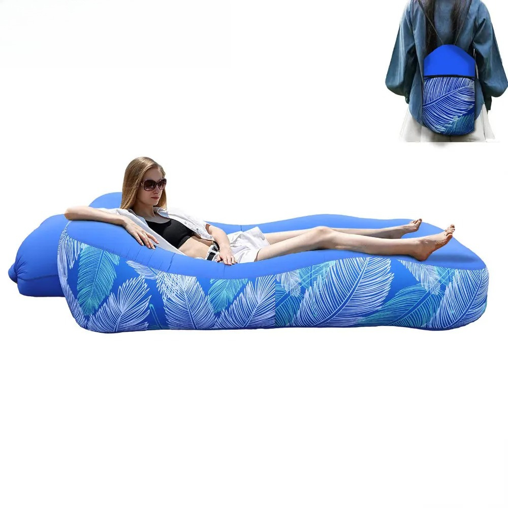インフレータブルソファベッド、スイミングプール用フローティン - Outdoor Camping Recliner のレビューと価格