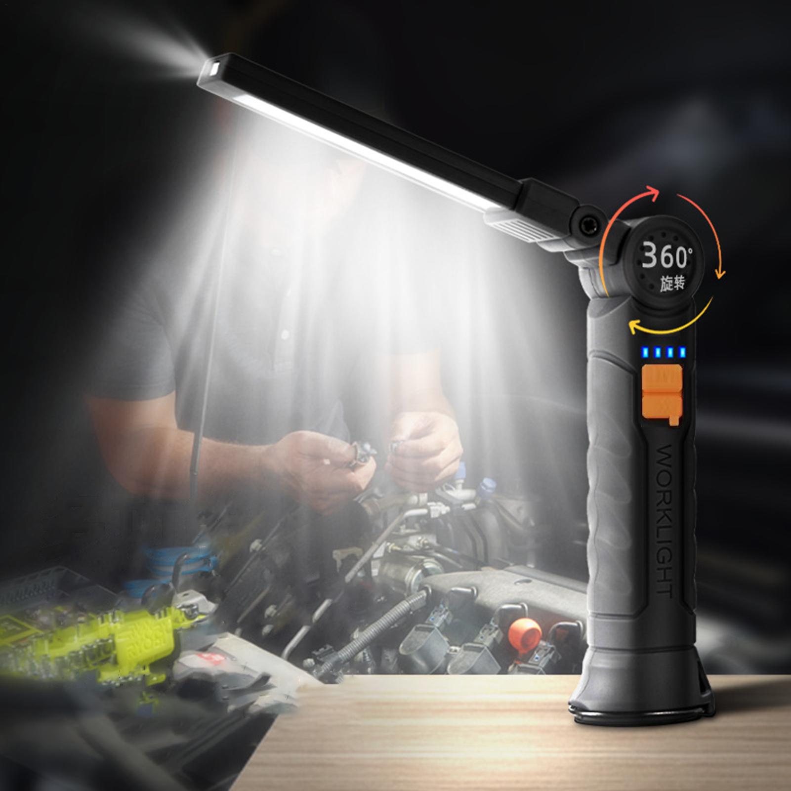 充電式LED懐中電灯 マグネット＆フック付き 防水仕様 作業 - Outdoor Camping Jobs のレビューと価格