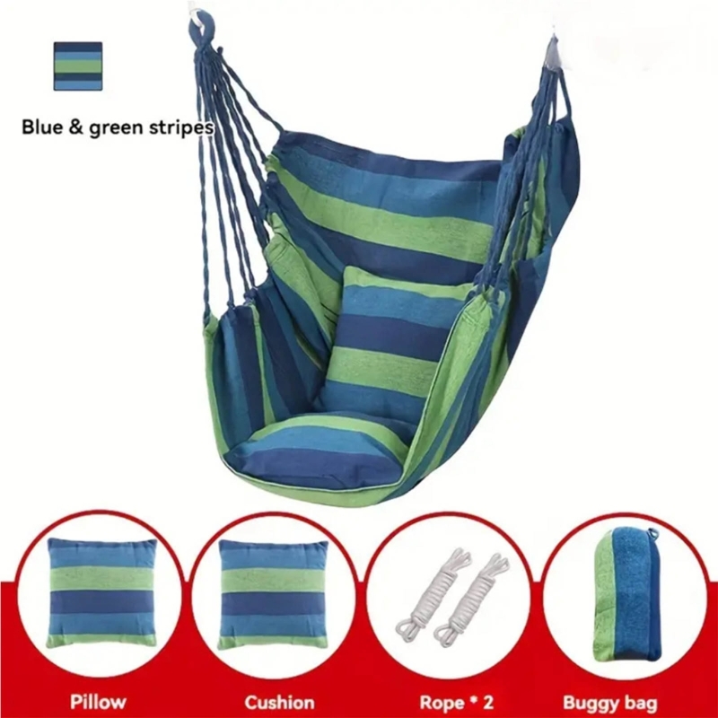 人間工学に基づいた吊り下げ椅子取り外し可能な枕とキャリーバッ - Outdoor Camping Decke のレビューと価格
