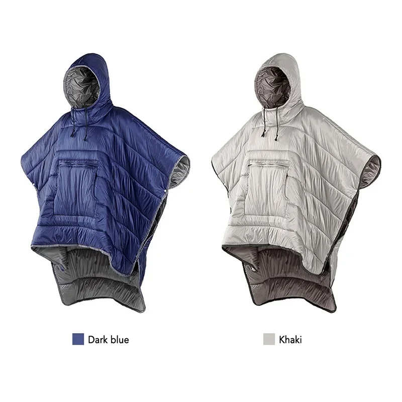 アウトドアキャンプ用の超軽量コットンウェアラブル寝袋ポンチョ - Ultralight Sleeping Bag のレビューと価格