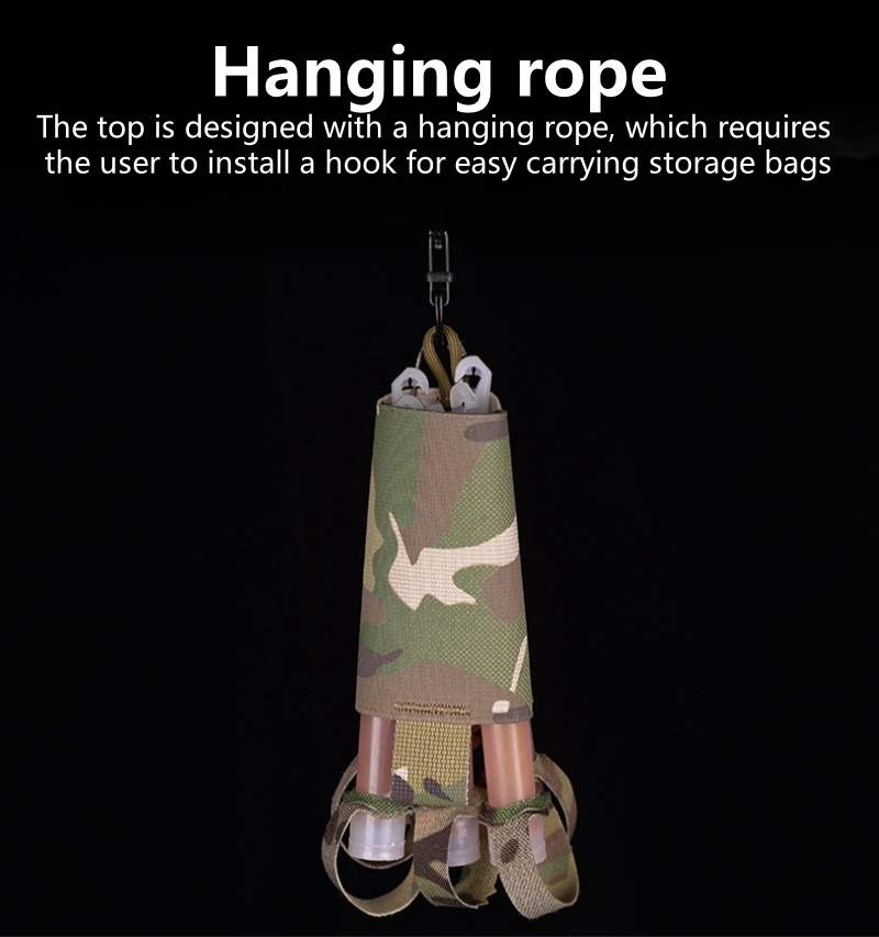蛍光スティックポータブル収納袋 MOLLE システム付き 6 - Glow Sticks Survival のレビューと価格