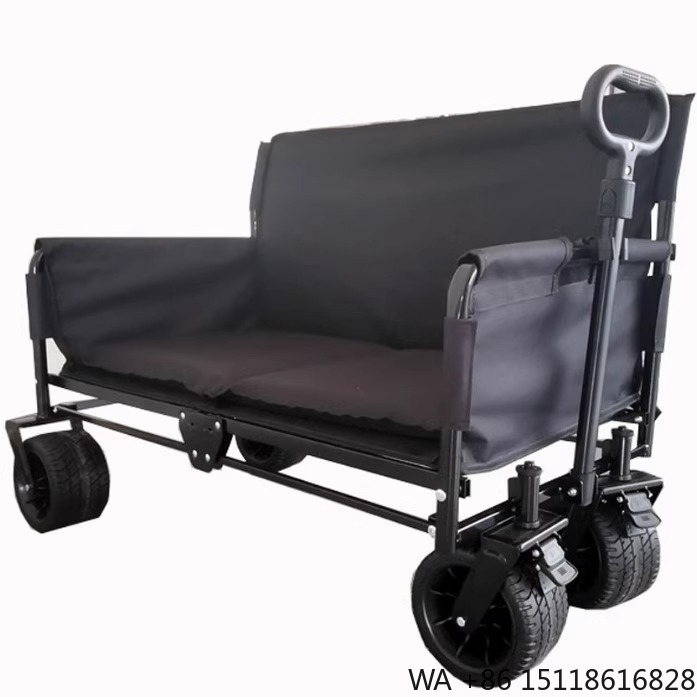 JXFT多機能四輪メタル屋外折りたたみワゴンリクライニングソ - Outdoor Camping Wagon のレビューと価格