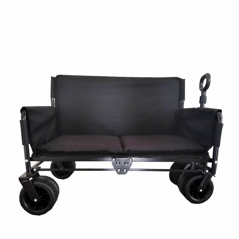 JXFT多機能四輪メタル屋外折りたたみワゴンリクライニングソ - Outdoor Camping Wagon のレビューと価格