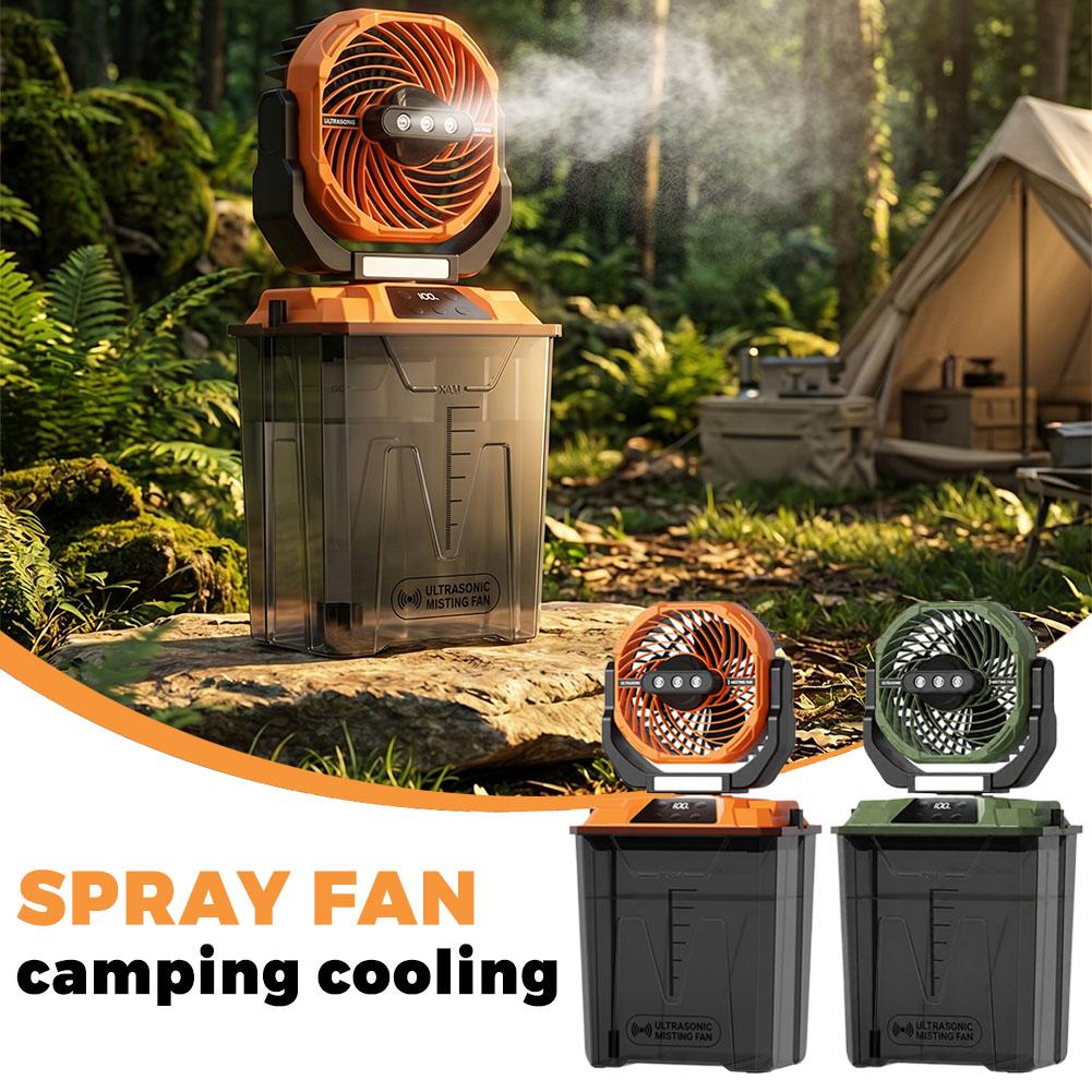 新型屋外ミストファン キャンプ用冷却ポータブルファン テント - Outdoor Camping Gazebo のレビューと価格
