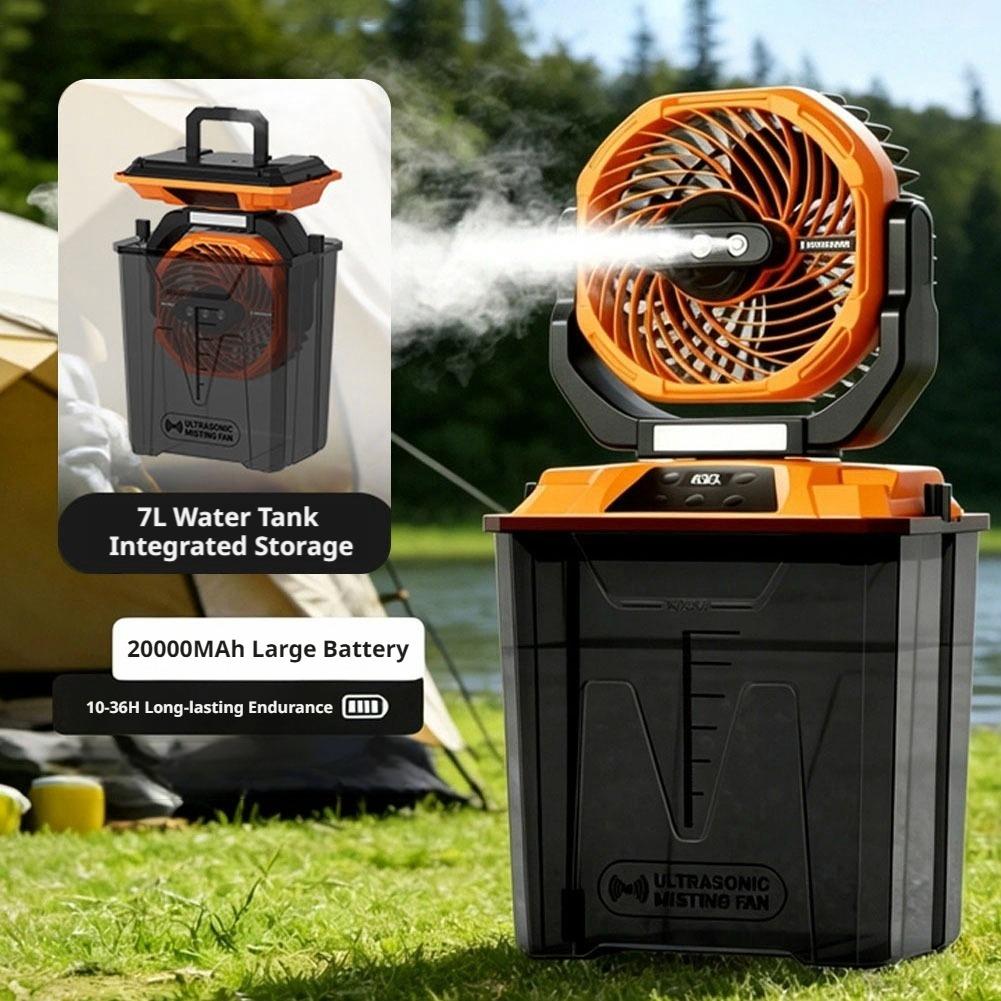 新型屋外ミストファン キャンプ用冷却ポータブルファン テント - Outdoor Camping Gazebo のレビューと価格
