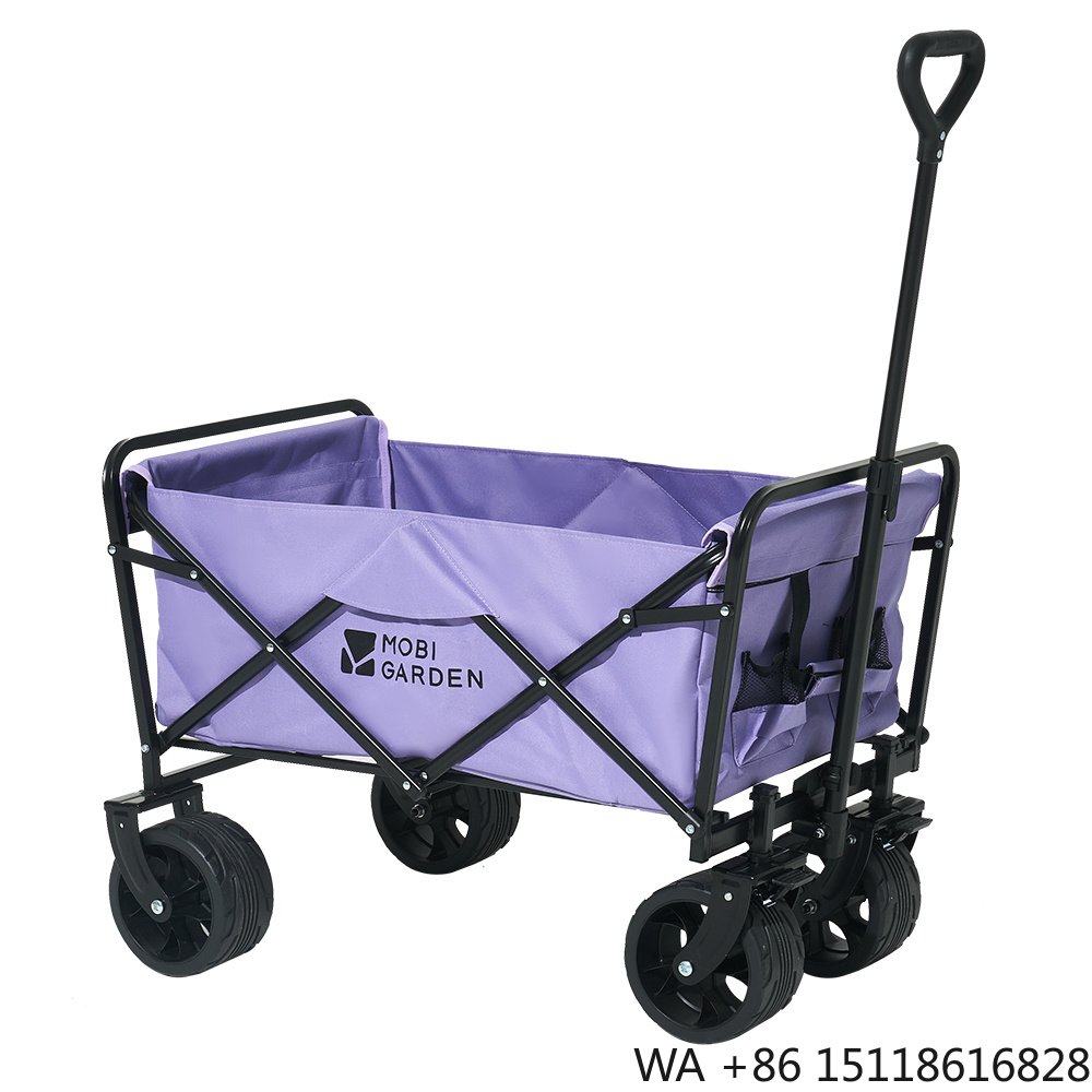 モビガーデン折りたたみ式四輪ポータブルワゴン、キャンプ車やキ - Outdoor Camping Wagon のレビューと価格