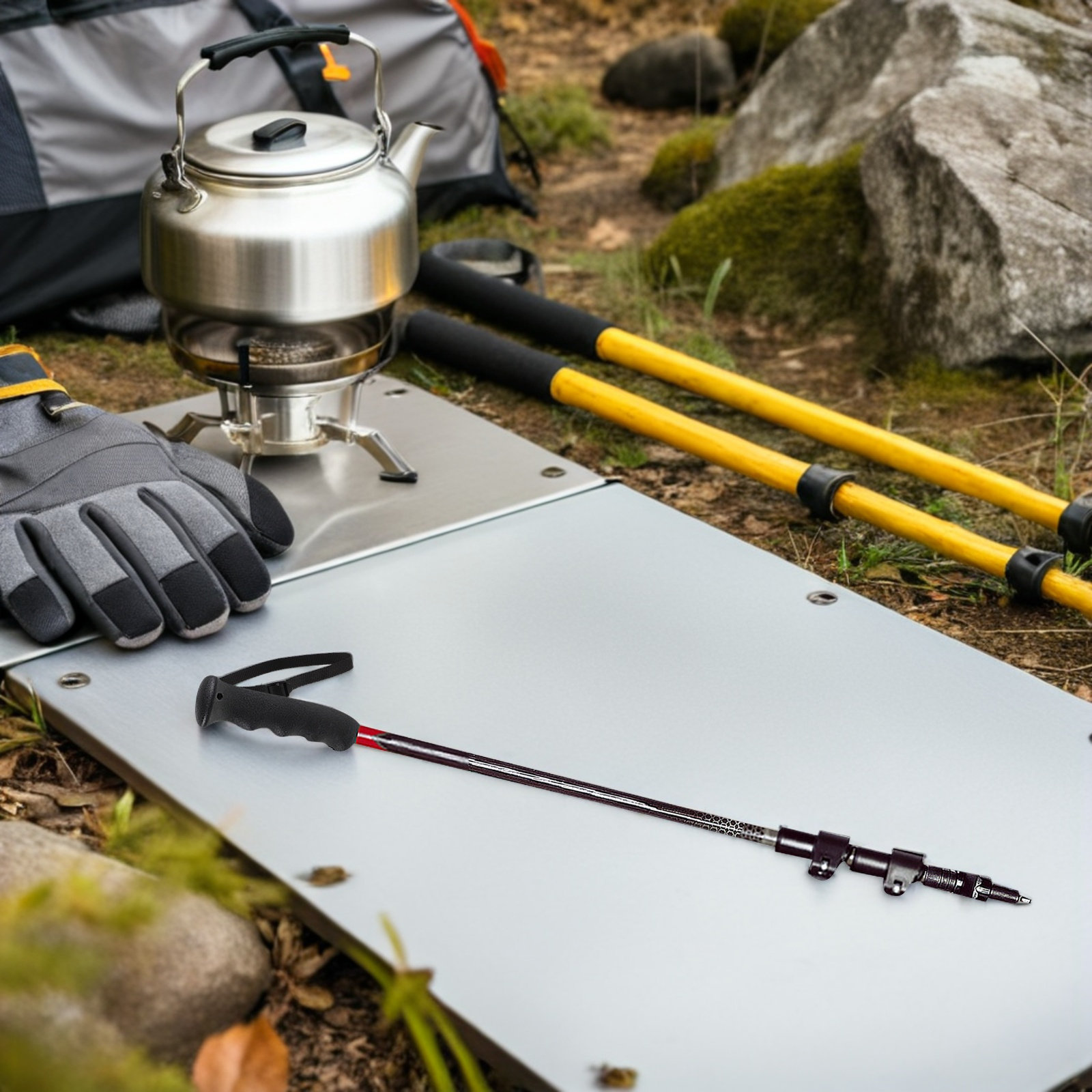 5個入り ハイキングポール用リストストラップ ナイロン製 通 - Trekking Poles のレビューと価格