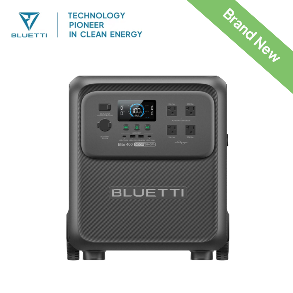 BLUETTI Elite 400 2600W 3840Wh - Outdoor Camping Van のレビューと価格