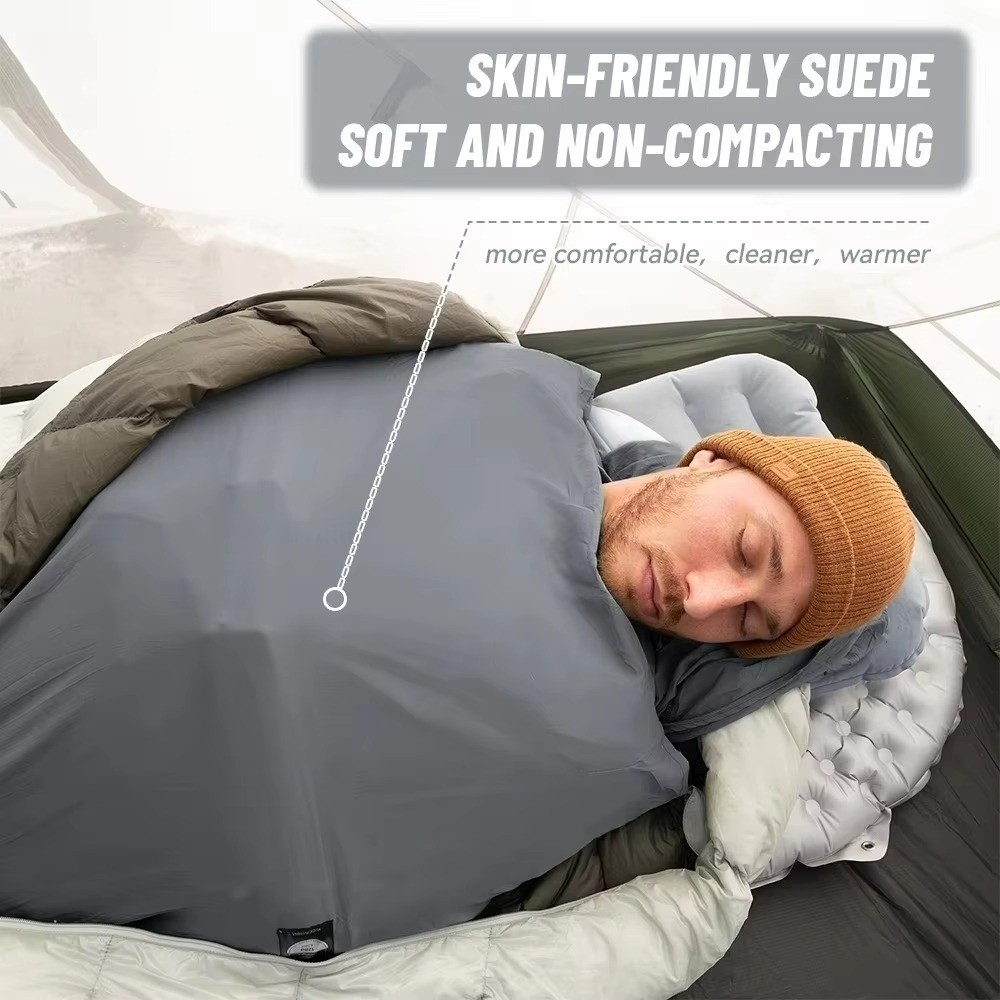 ポータブル寝袋インナーライナー シングルサイズ ナイロン素材 - Ultralight Sleeping Bag のレビューと価格