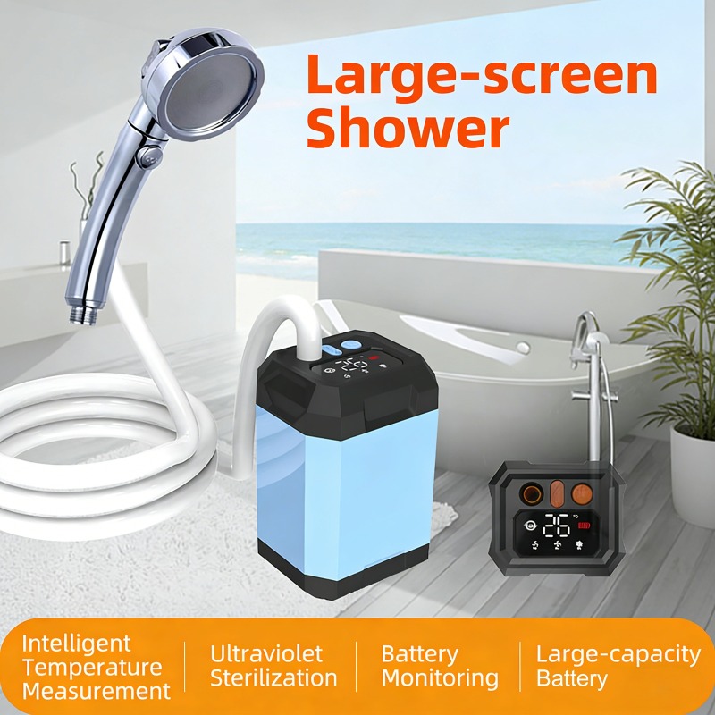 5400mAh/9000mAh屋外ポータブルキャンプシャワー - Outdoor Camping Shower のレビューと価格