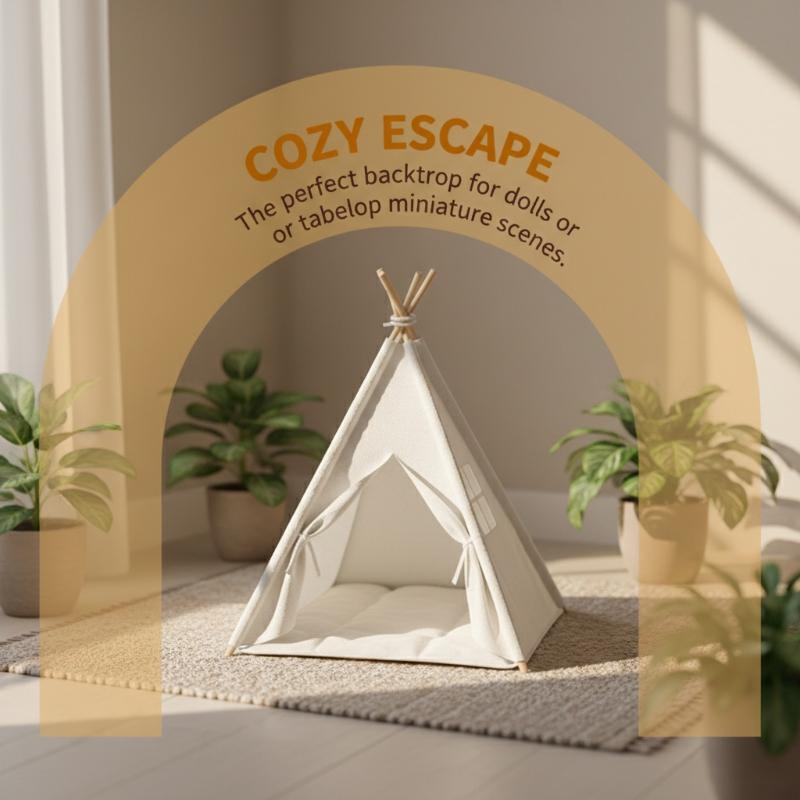 1:12スケール キャンプテントモデル 装飾用 模擬屋外テン - Outdoor Camping Gazebo のレビューと価格