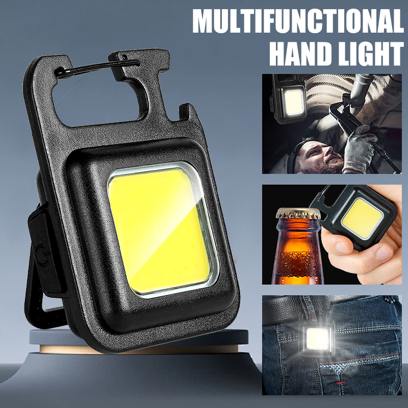 超高輝度で便利な携帯用ミニCOBキーホルダー懐中電灯、充電式 - Outdoor Camping Lighting のレビューと価格