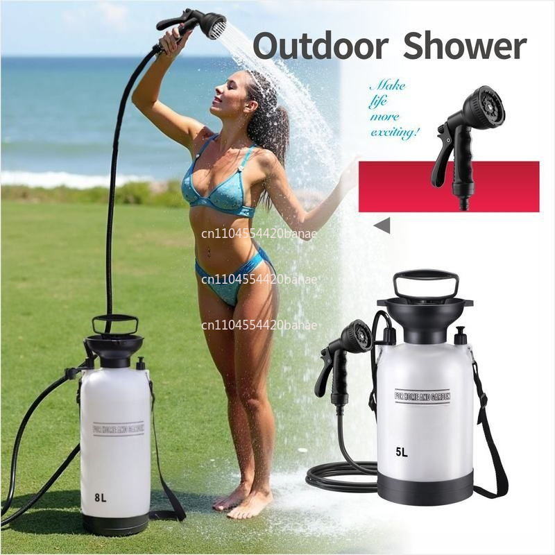 アウトドアキャンプ用ポータブルシャワー - サーフィン後洗浄 - Outdoor Camping Shower のレビューと価格