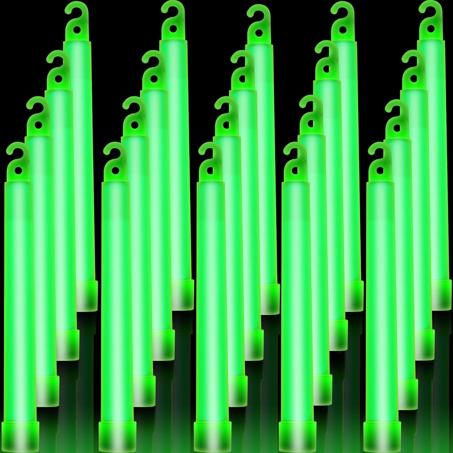 グロー スティック バルク グリーン 緊急時 キャンプ ハイ - Glow Sticks Survival のレビューと価格