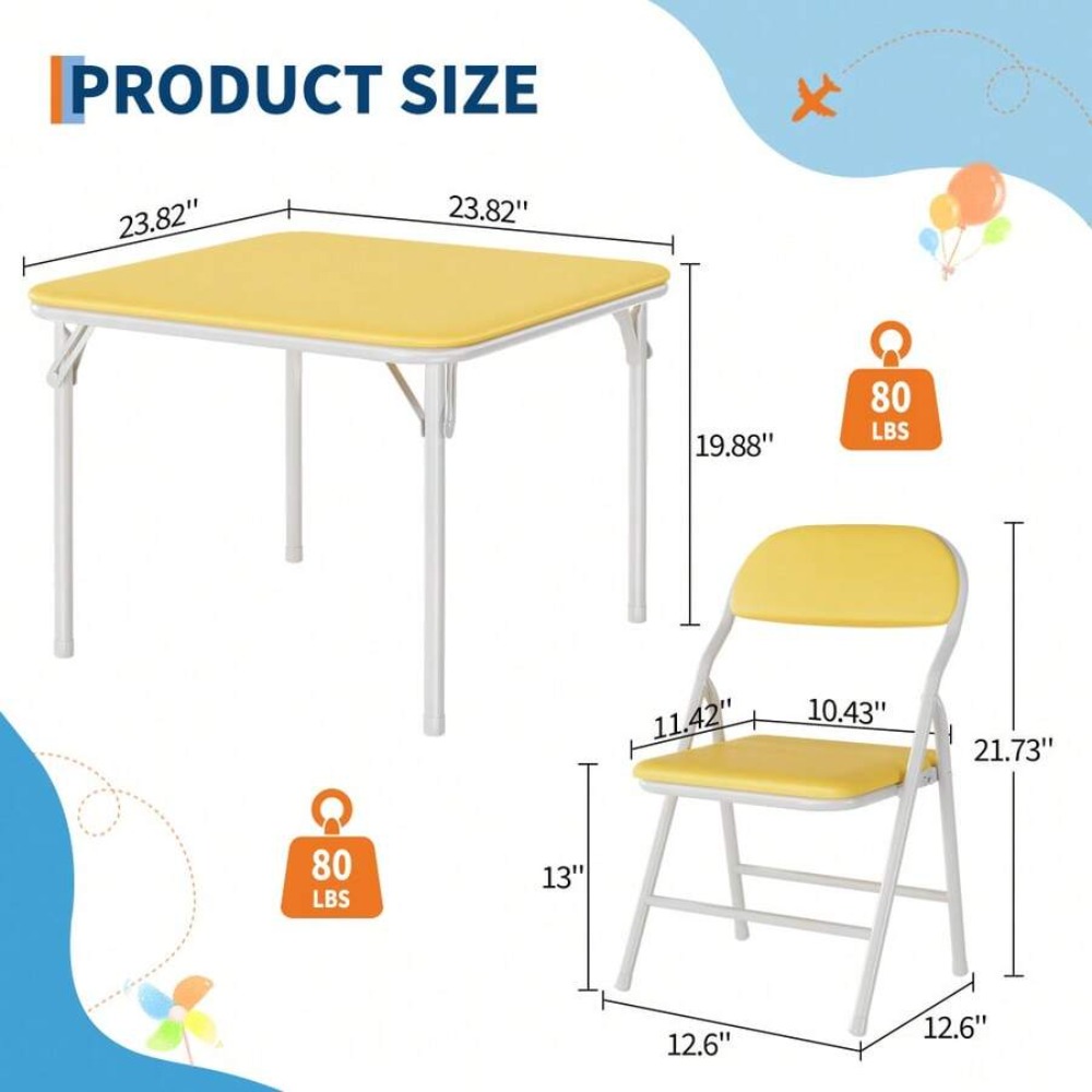 折りたたみ式正方形テーブルと椅子セット、屋内外兼用、軽量で持 - Outdoor Camping Table And Chairs のレビューと価格