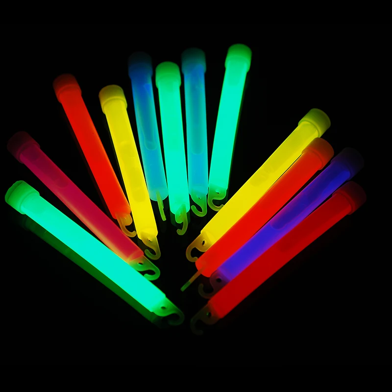 フック付きグロースティック 4/6 インチ蛍光灯ハイキングキ - Glow Sticks Survival のレビューと価格