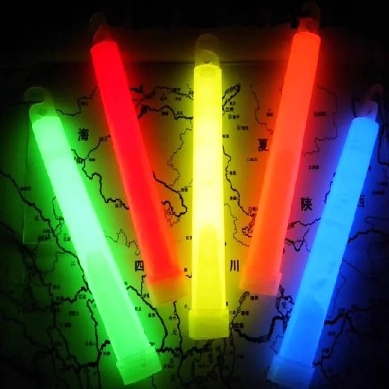 フック付きグロースティック 4/6 インチ蛍光灯ハイキングキ - Glow Sticks Survival のレビューと価格