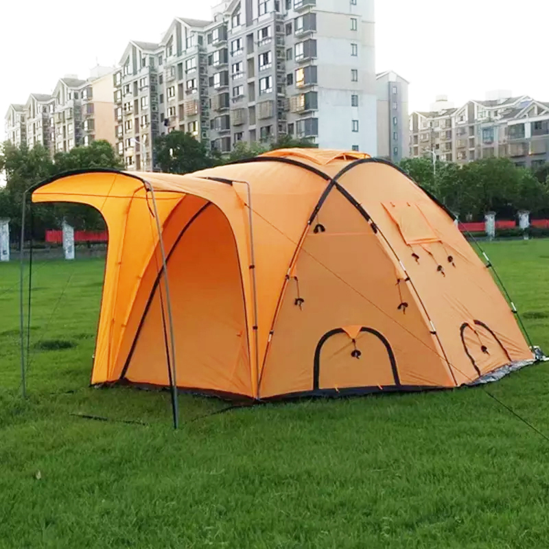 ファミリーサイズ5～8人用3シーズン防水ダブルレイヤーキャン - Outdoor Camping Furniture のレビューと価格