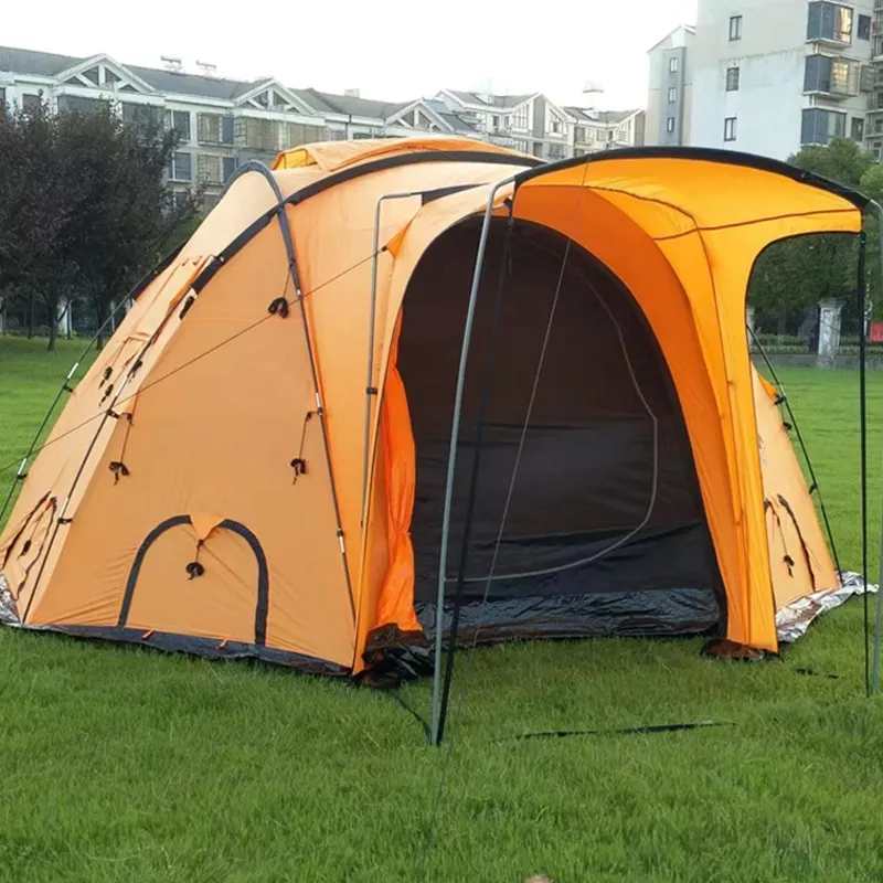 ファミリーサイズ5～8人用3シーズン防水ダブルレイヤーキャン - Outdoor Camping Furniture のレビューと価格